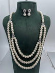 Pearl Zirconia Crystal Jewelry Set / Ruchi