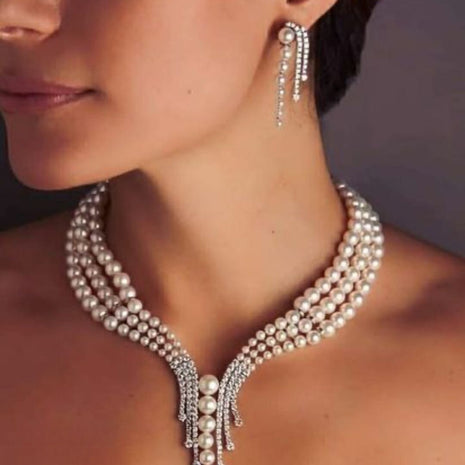 Pearl Jewelry Set For Wedding / Ruchi