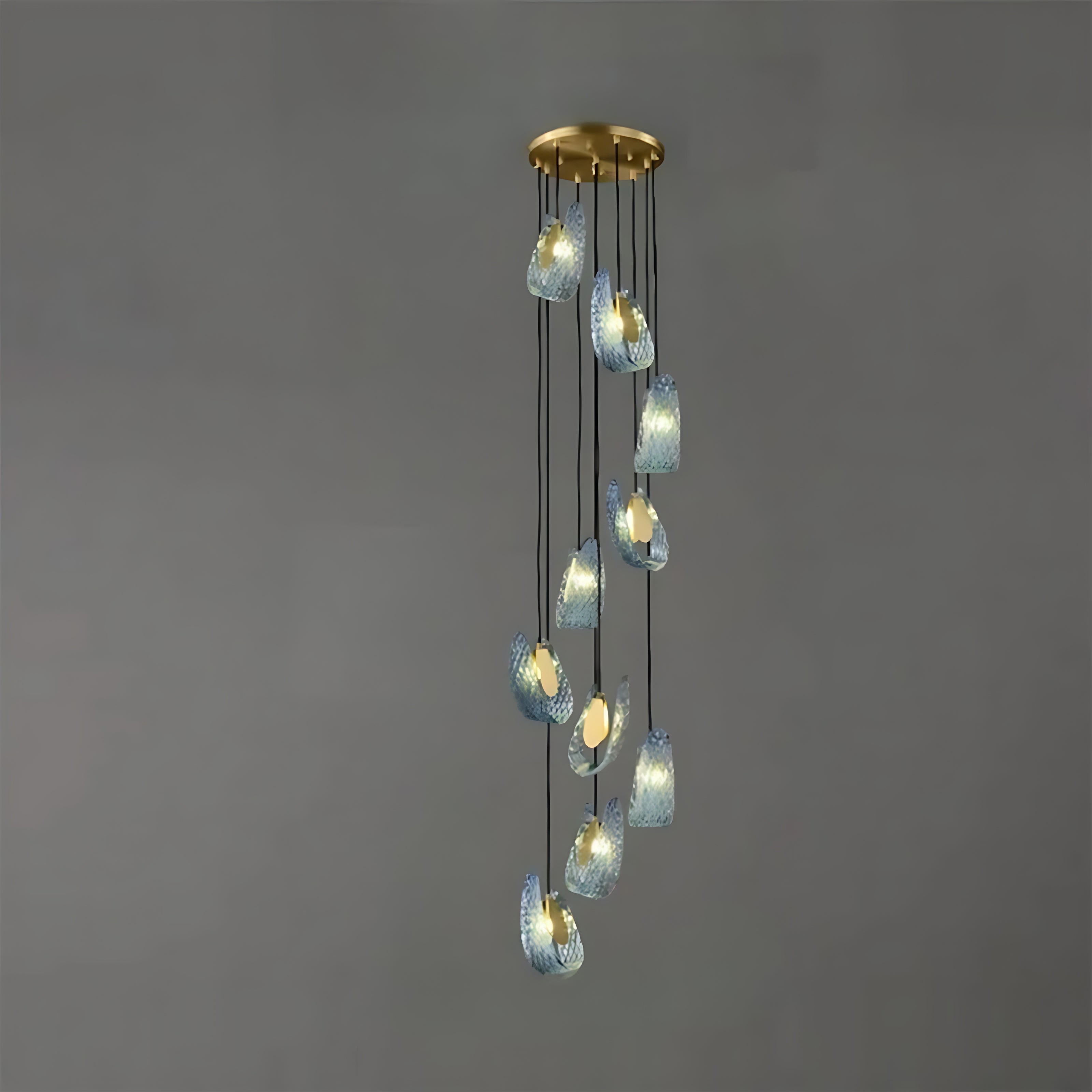 Modern LED Pendant Design Chandelier For Staircase / Ruchi