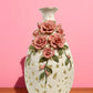 Pink Rose Decorative Ceramic Flower Vase / Ruchi