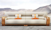 European Royal Leather Sofa Set