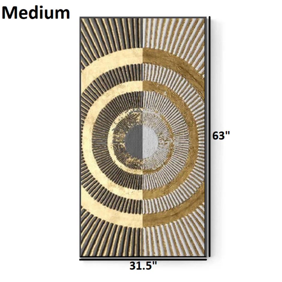 Golden Abstract HD Framed Poster / Ruchi