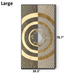 Golden Abstract HD Framed Poster / Ruchi