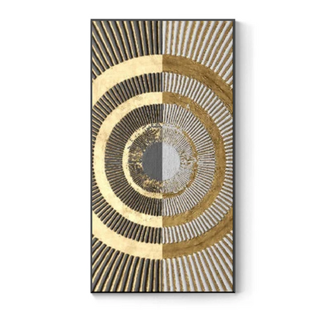 Golden Abstract HD Framed Poster / Ruchi