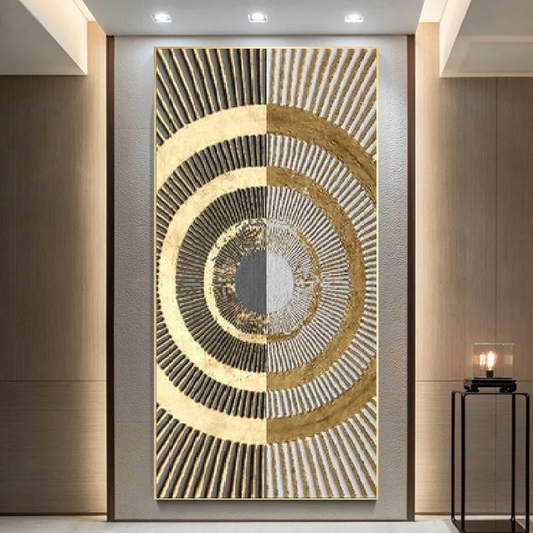 Golden Abstract HD Framed Poster / Ruchi