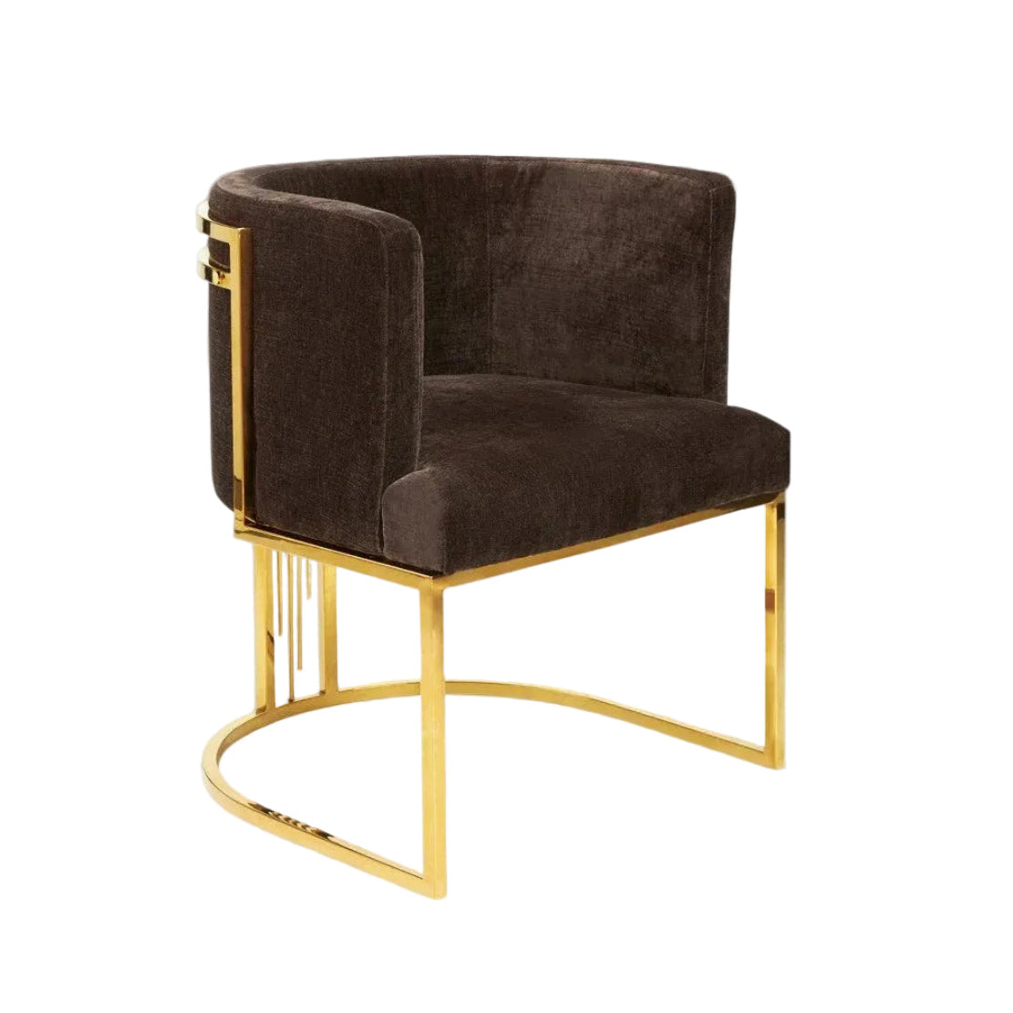 2 Piece Modern Velvet Accent Chairs / Ruchi
