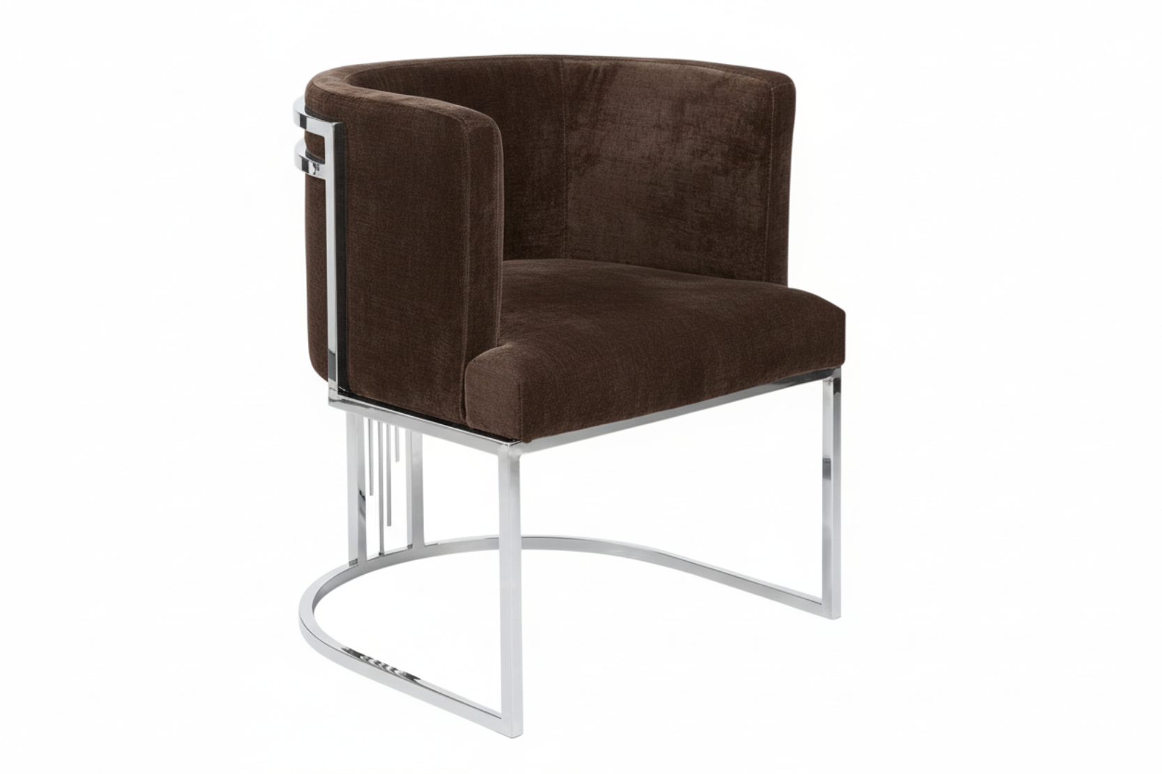 2 Piece Modern Velvet Accent Chairs