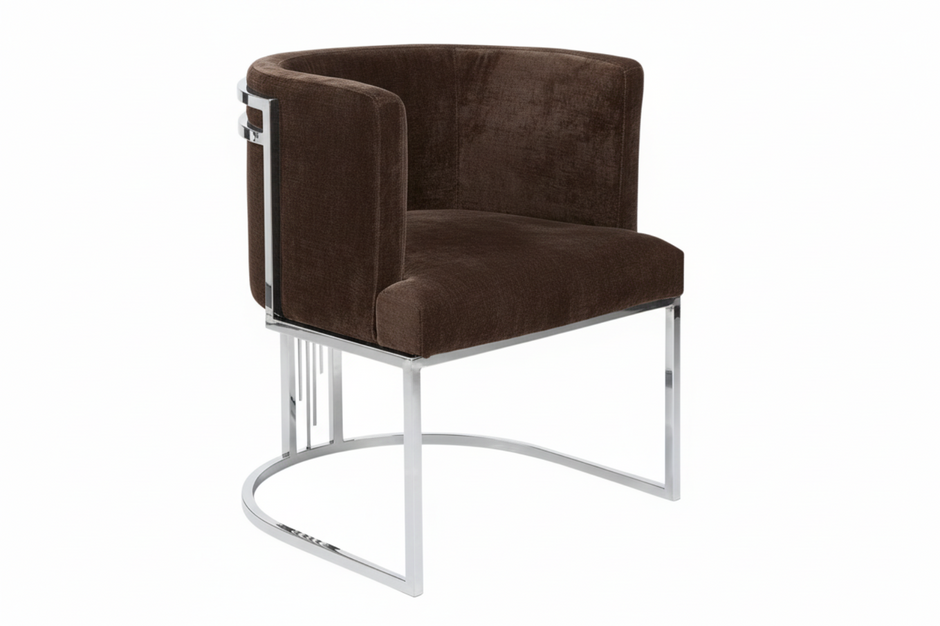 2 Piece Modern Velvet Accent Chairs