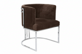 2 Piece Modern Velvet Accent Chairs