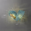 Peacock Feather Style Wall Pendant Lamp / Ruchi