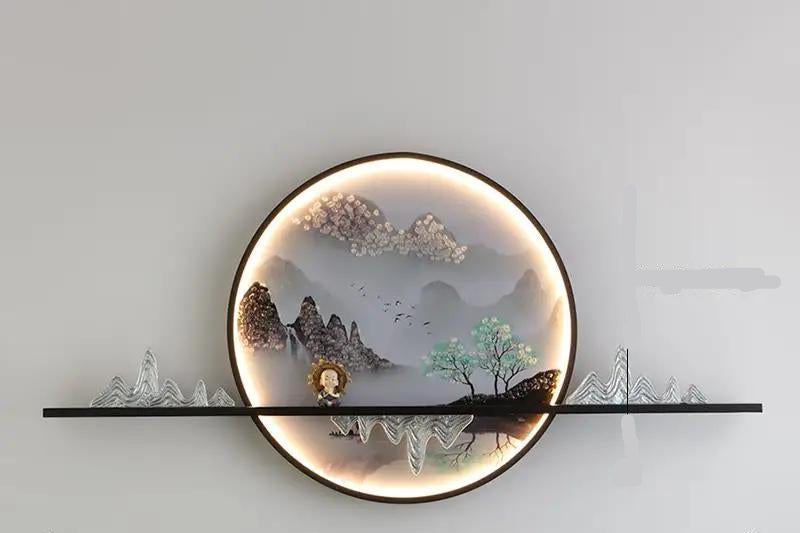 Mountain Valley LED Mural Wall Lamp