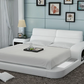 Modern LED Platform Leather Bed / Ruchi