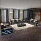 Elegant Design LED Leather Sofa Set / Ruchi