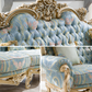 Liville Floral Fabric European Sofa Set / Ruchi