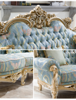 Liville Floral Fabric European Sofa Set / Ruchi