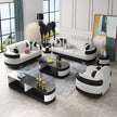 3-Piece Living Room Leather Sofa Set / Ruchi