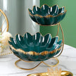 Modern Fruit Stand With 2 Bowls For Counter / Ruchi