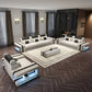 Elegant Design LED Leather Sofa Set / Ruchi