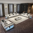 Elegant Design LED Leather Sofa Set / Ruchi