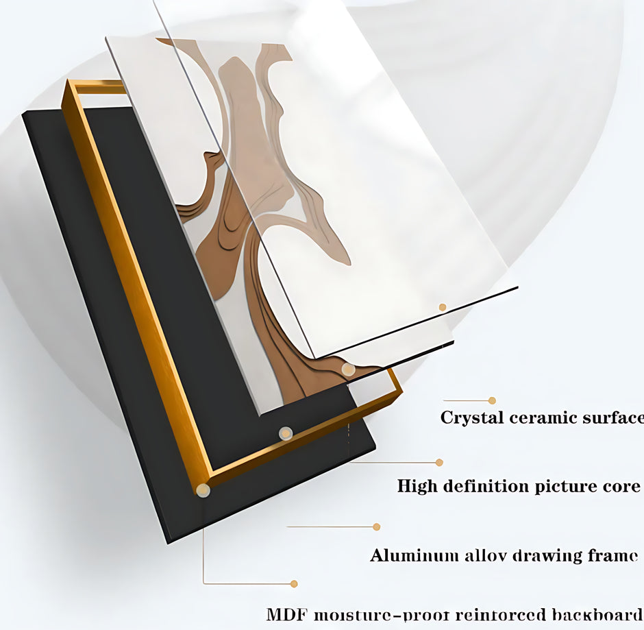 Modern Abstract LED Wall Light / Ruchi