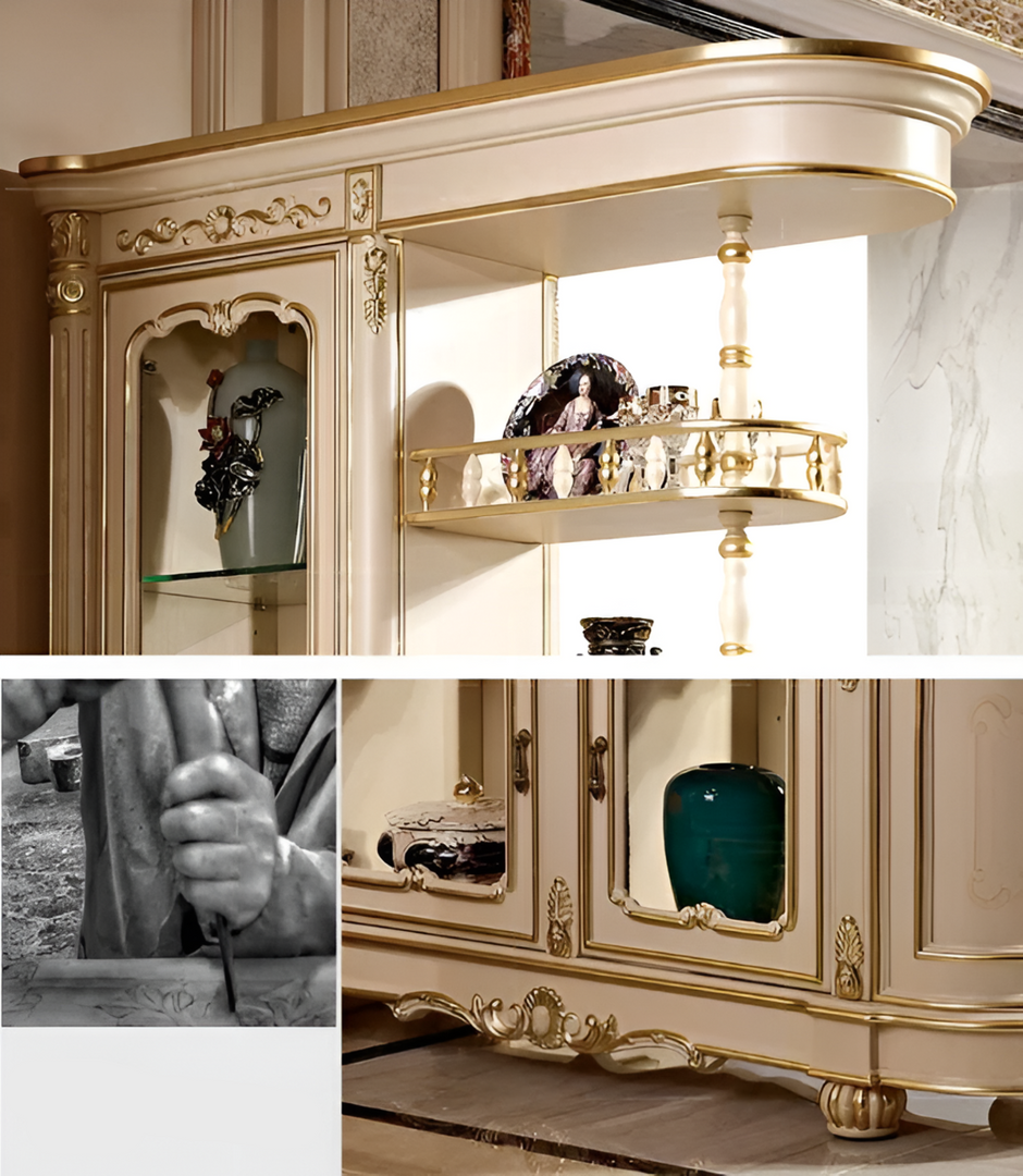 European Wooden Wine Cabinet / Ruchi