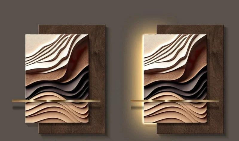 Modern Abstract LED Wall Light