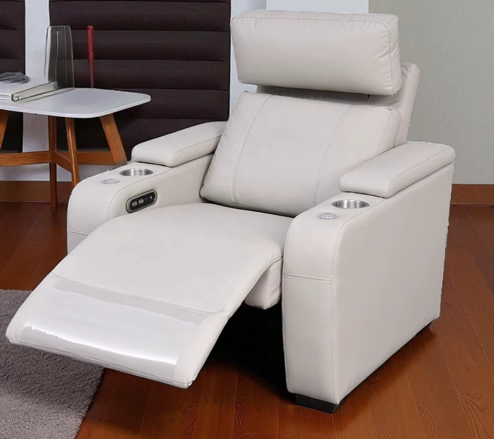 Multifunctional Theater LED Power Recliner Sofa / Ruchi 