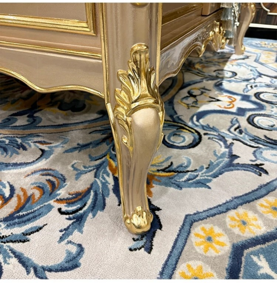 European Marble Top Coffee Table With Storage