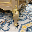 European Marble Top Coffee Table With Storage
