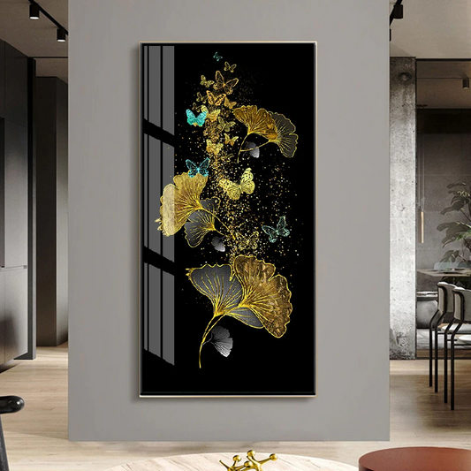 Butterfly and FLowers Framed Poster / Ruchi