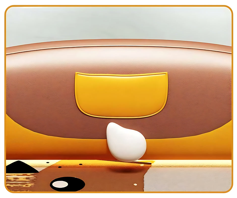 Tiger Design LED Leather Kids Bed / Ruchi