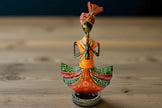 Colorful Metal Statue With Musical Instrument / Ruchi