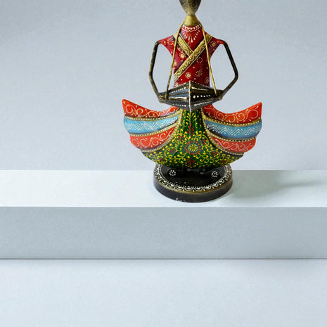 Vibrant Decorative Metal Statue / Ruchi