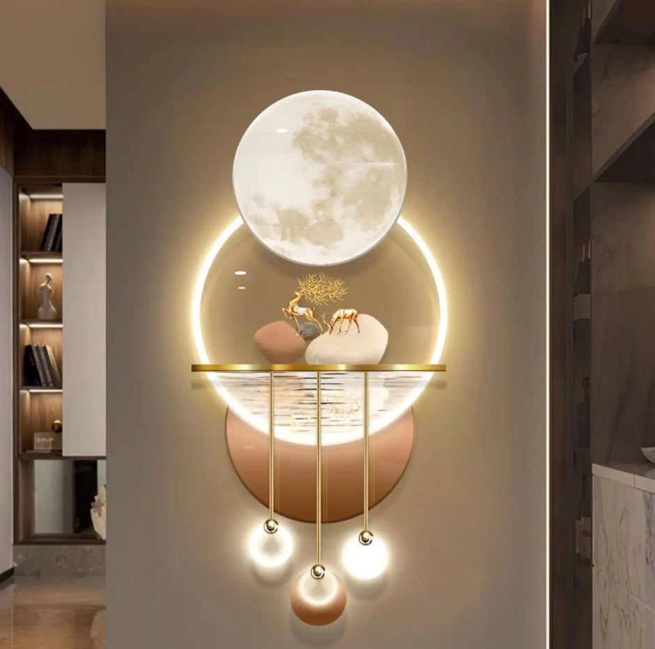 Modern Wall Painting With LED Lights / Ruchi