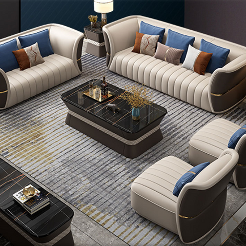 3+2+1+1 Leather Sofa Set / Ruchi