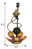 Amazing Masterpiece Metal Petal-Shaped Décor / Ruchi