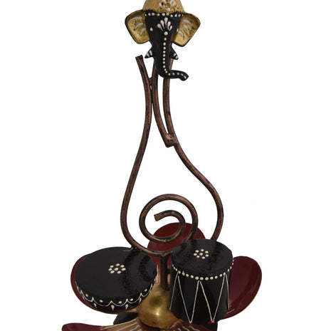 Traditional Lord Ganesh Metal Showpiece / Ruchi