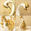 White And Golden Resin Showpiece / Ruchi