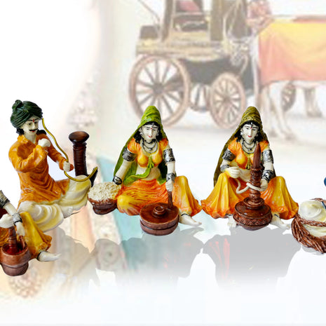 Breathtaking Rajasthani Handcrafted Polyresin Showpiece / Ruchi