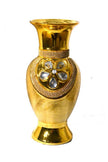 Exquisite Gold Ceramic Tabletop Vase / Ruchi