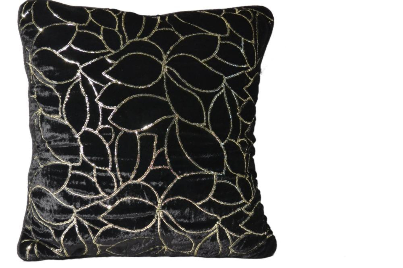 Multicolored Velvet Foil Printed Cushion Covers / Ruchi
