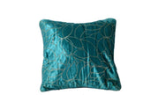 Multicolored Velvet Foil Printed Cushion Covers / Ruchi