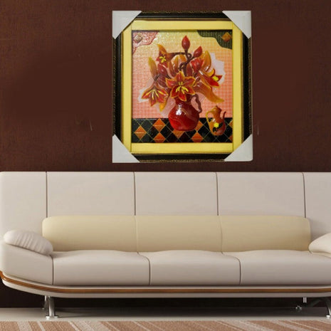 3D Wall Frame Design For Living Room / Ruchi