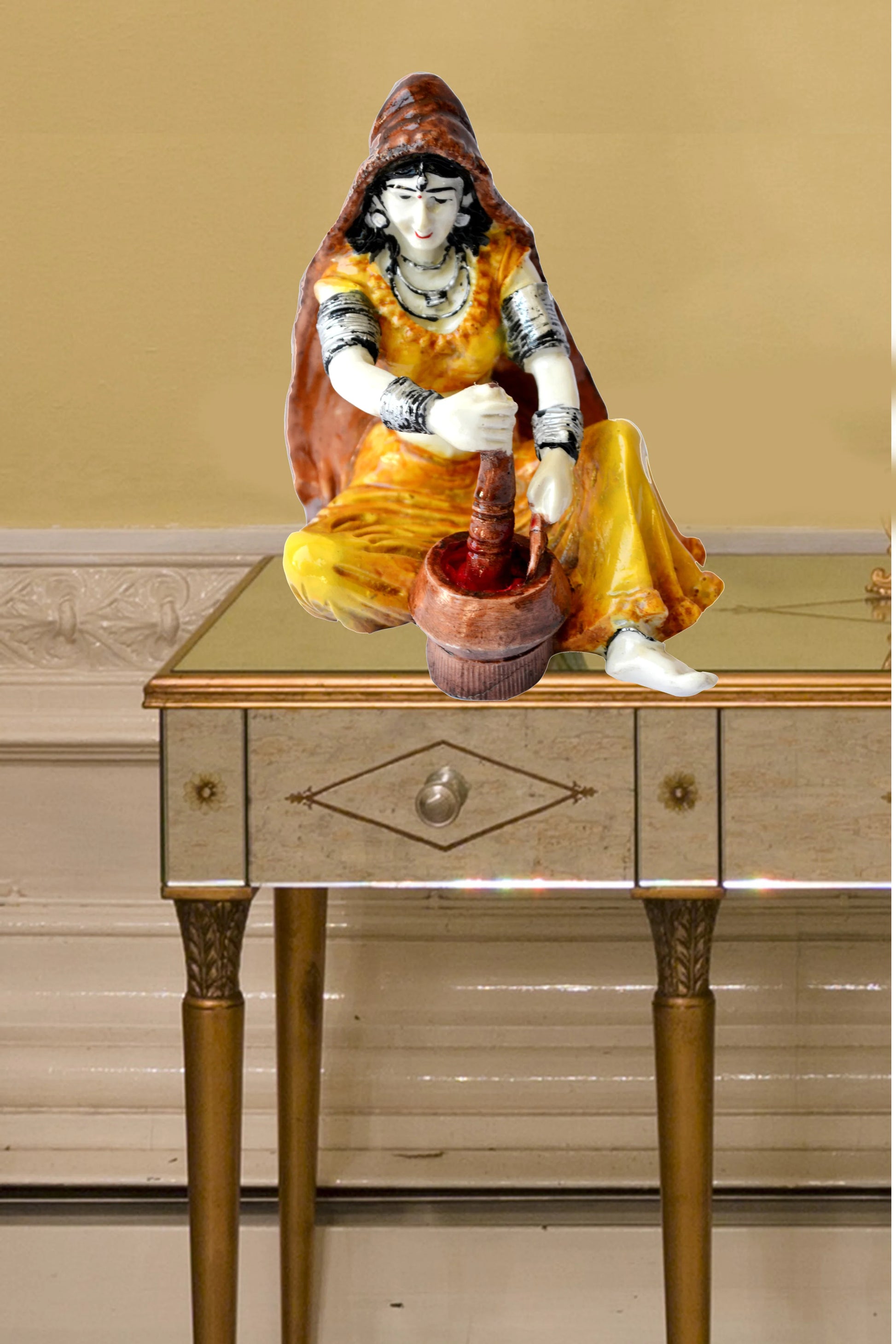 Breathtaking Rajasthani Handcrafted Polyresin Show Piece / Ruchi