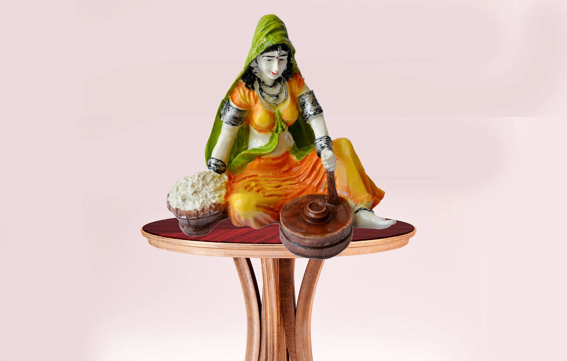 Breathtaking Rajasthani Handcrafted Polyresin Show Piece / Ruchi