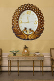 Lavish Copper Gold Oval Clock / Ruchi