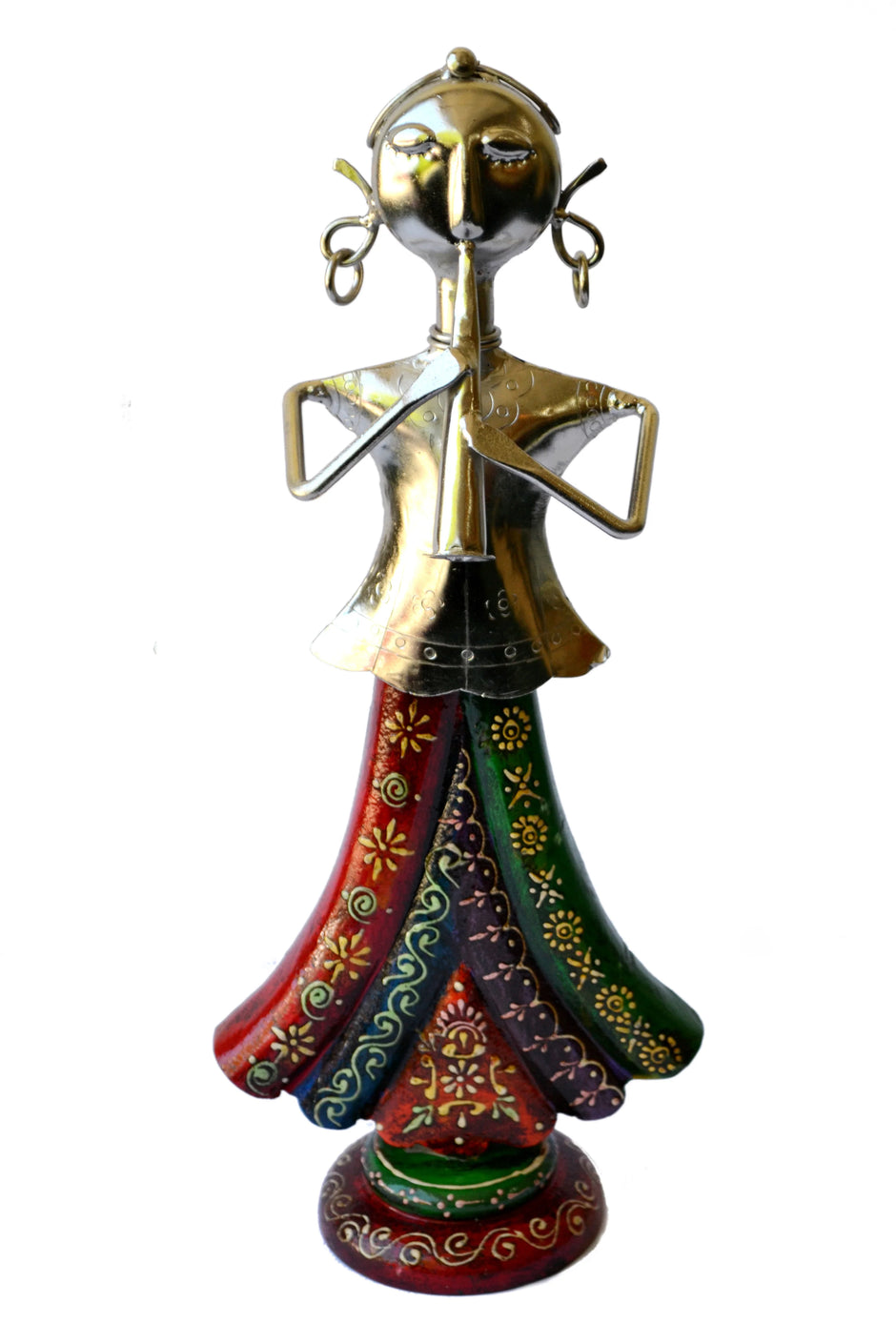 Handcrafted Creative Metal Musical Statue / Ruchi