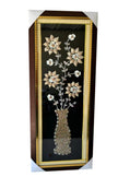 Rectangular Wall Frame with Floral Painting / Ruchi