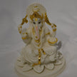 White Polyresin Idol For Home Décor / Ruchi