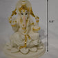 Marvelous 1 Pc White Polyresin Idol For Home Décor / Ruchi